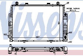 W140 РАДИАТОР ОХЛАЖДЕН (см.каталог) 90-99 1405001003/1405001403/1405001603 MD14090-911