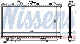 ALMERA {+ P12 02-} РАДИАТОР ОХЛАЖДЕН (NISSENS) (AVA) (см.каталог) 02- 67344A NNALM02-910