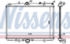 406 {+CT C5 00-} РАДИАТОР ОХЛАЖДЕН (NISSENS) (см.каталог) 99- 133068 PG40699-910