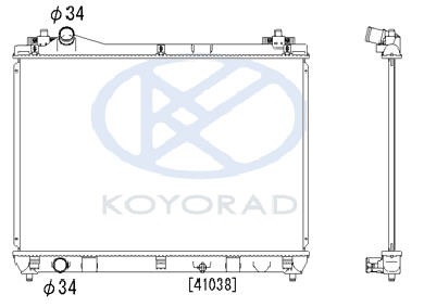 G.VITARA РАДИАТОР ОХЛАЖДЕН 2 MT (KOYO) 06- PL102057 SZGVT06-910