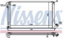 406 РАДИАТОР ОХЛАЖДЕН (NISSENS) (NRF) (GERI) (см.каталог) 96-99 1301GE PG40696-912